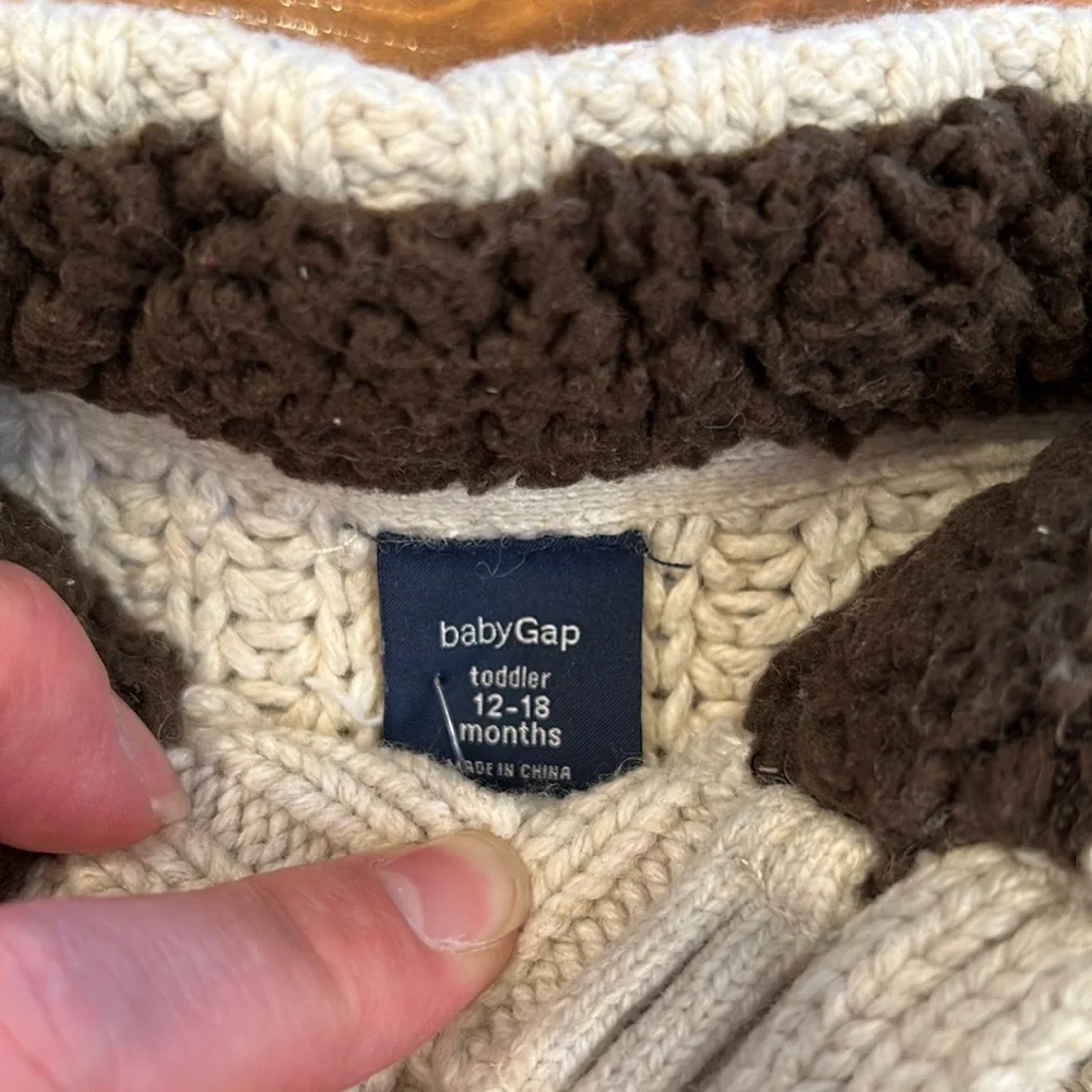 Baby gap chunky knit sweater‎ 12-18 months winter